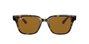 RAY-BAN RB4323 POLISHED LIGHT HAVANA/B-15 BROWN, 51