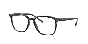 RAY-BAN RB7185 POLISHED BLACK/CLEAR, 50