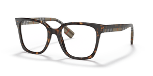 Burberry BE2347 Evelyn 3943 Dark Havana Eyeglasses 52 mm - Angle_Left01