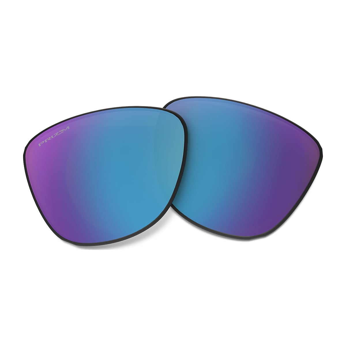 OAKLEY FROGSKINS SQUARE REPLACEMENT SUNGLASS LENSES, PRIZM SAPPHIRE, 53