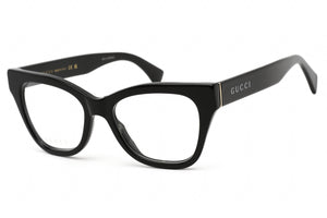 Gucci GG1133O 001 Black Cat Eye Eyeglasses 52 mm - view 1