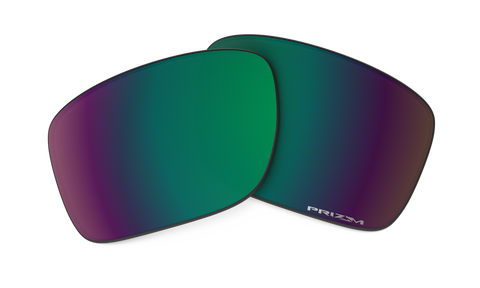 OAKLEY TURBINE RECTANGULAR REPLACEMENT SUNGLASS LENSES, PRIZM SHALLOW WATER POLARIZED, 65