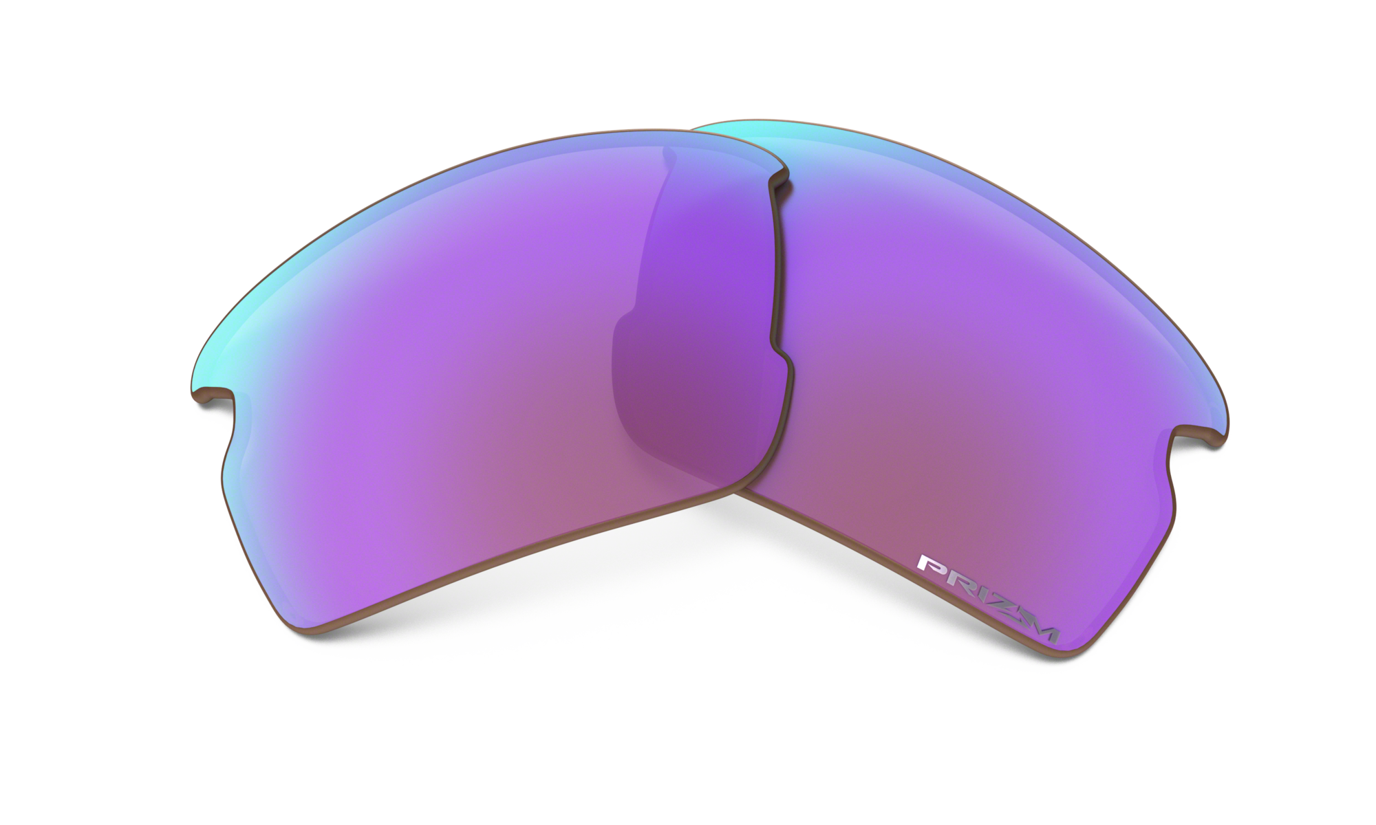 OAKLEY FLAK 2.0 LOW BRIDGE FIT RECTANGULAR REPLACEMENT SUNGLASS LENSES AOO9271LS, PRIZM GOLF, 61