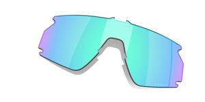 OAKLEY FLAK 2.0 LOW BRIDGE FIT RECTANGULAR REPLACEMENT SUNGLASS LENSES, PRIZM SAPPHIRE POLARIZED, 61 MM