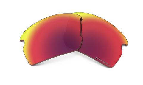 OAKLEY Flak 2.0 RECTANGULAR REPLACEMENT SUNGLASS LENSES, PRIZM RUBY POLARIZED, 59