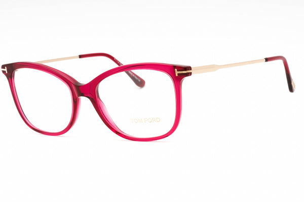 Tom Ford FT5510 081 Shiny Transparent Violet / Rose Gold Eyeglasses 52 mm - view 1