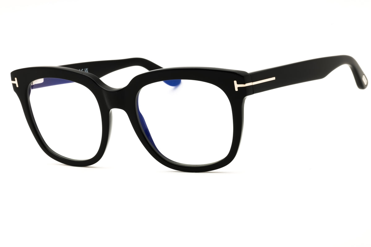 Tom Ford FT5537-B 001 Shiny Black Eyeglasses 52 mm - view 1