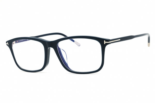 Tom Ford FT5646-D-B 090 Shiny Blue Eyeglasses 57 mm - view 1