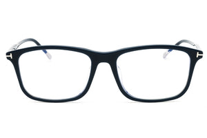 Tom Ford FT5646-D-B 090 Shiny Blue Eyeglasses 57 mm - view 2