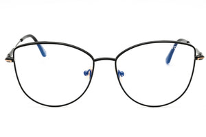 Tom Ford FT5667-B 001 Shiny Black Eyeglasses 55 mm - view 2