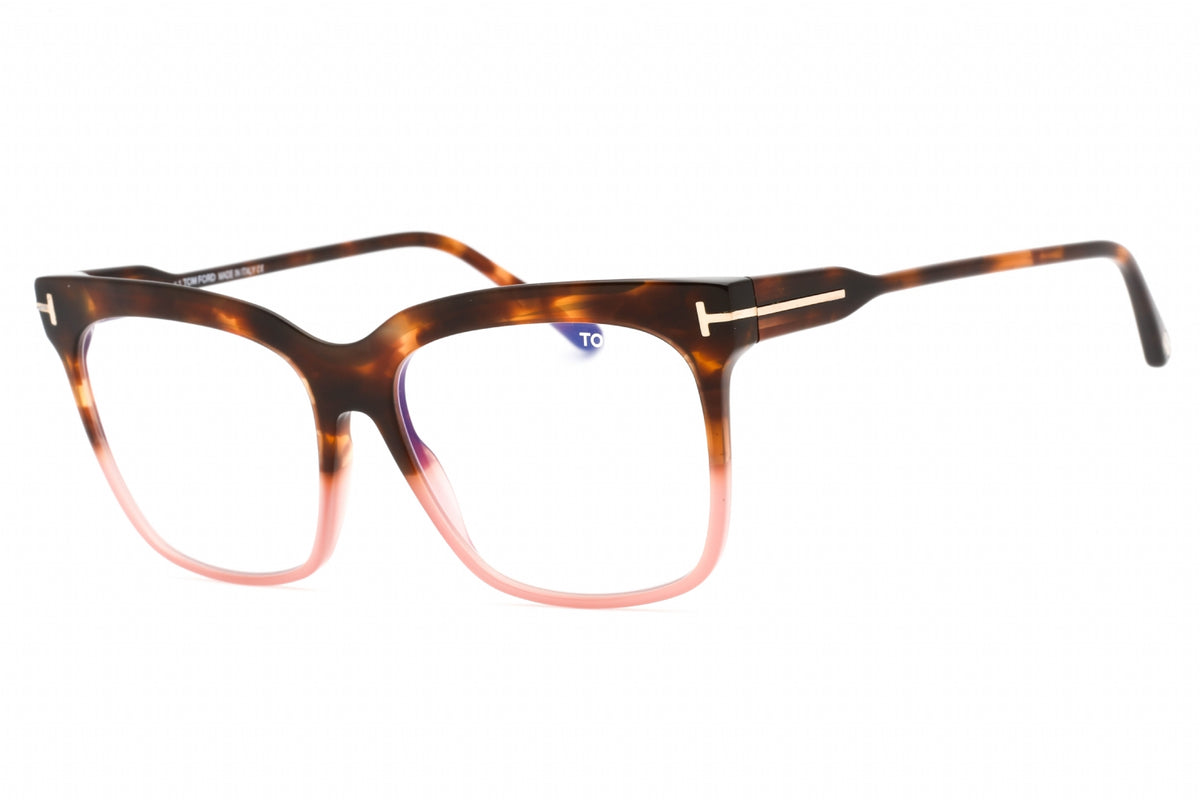 Tom Ford FT5768-B 055 Coloured Havana Eyeglasses 54 mm - view 1