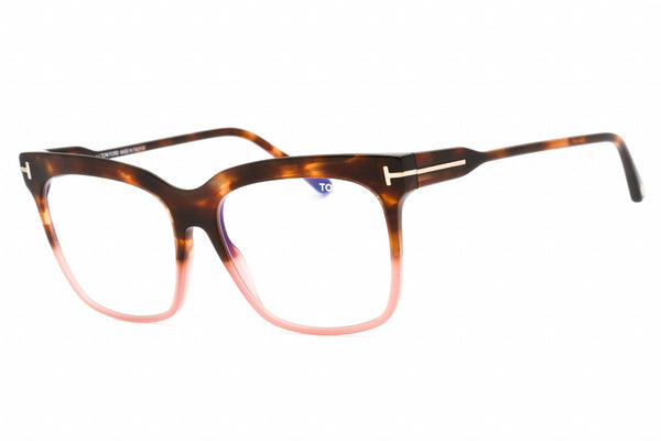 Tom Ford FT5768-B 055 Coloured Havana Eyeglasses 54 mm - view 1