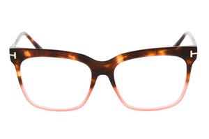 Tom Ford FT5768-B 055 Coloured Havana Eyeglasses 54 mm - view 2