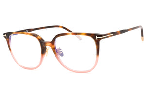 Tom Ford FT5778-D-B 055 Shiny Medium Havana To Milky Pink Eyeglasses 53 mm - view 1