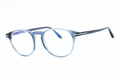 Tom Ford FT5803-B 090 Shiny Blue Eyeglasses 51 mm