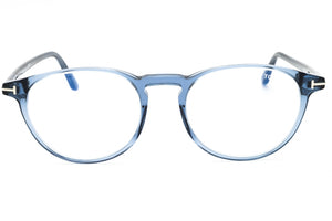 Tom Ford FT5803-B 090 Shiny Blue Eyeglasses 51 mm - view 2
