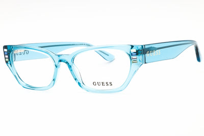 Guess GU2967 087 Shiny Turquoise Eyeglasses 51 mm