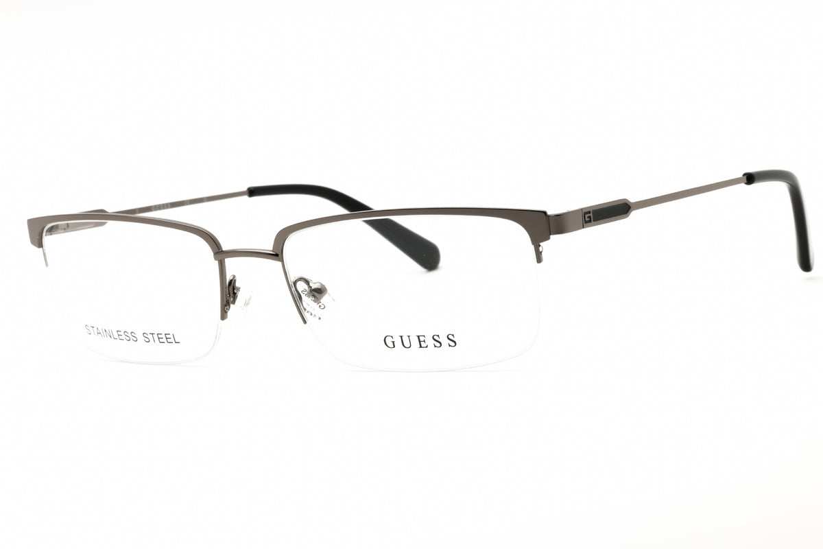 Guess GU50005 008 Shiny Gunmetal Eyeglasses 56 mm - view 1
