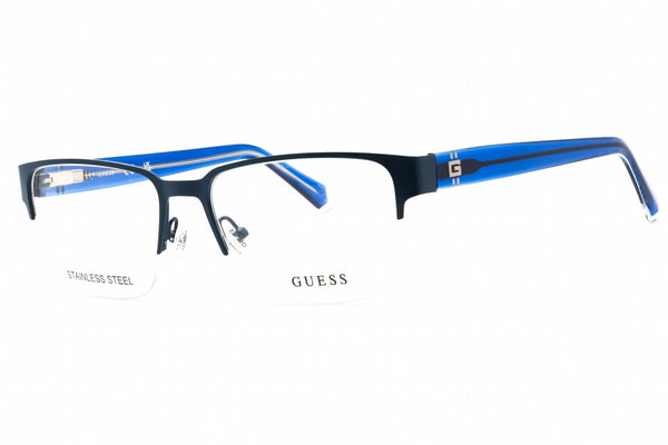 Guess GU50095 091 Matte Blue Eyeglasses 55 mm - view 1
