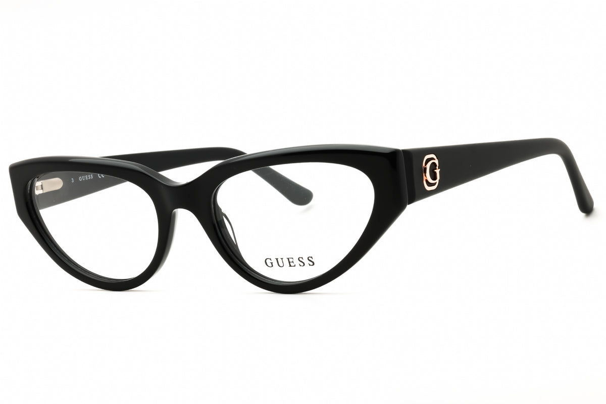 Guess GU50113 001 Shiny Black Eyeglasses 53 mm - view 1