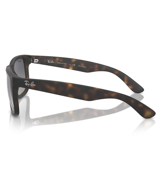 RAY-BAN JUSTIN CLASSIC Polarized Matte Havana/Blue, 54