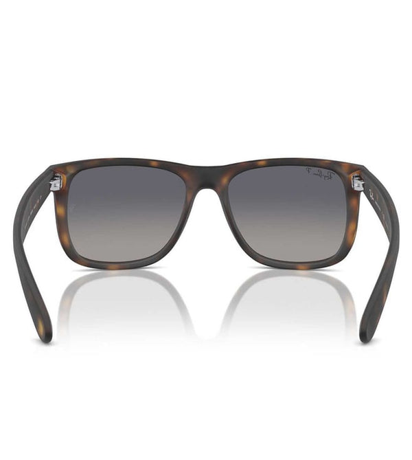 RAY-BAN JUSTIN CLASSIC Polarized Matte Havana/Blue, 54