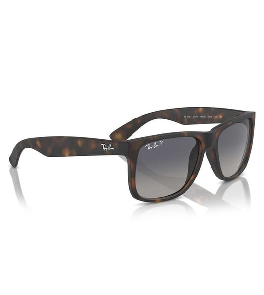 RAY-BAN JUSTIN CLASSIC Polarized Matte Havana/Blue, 54