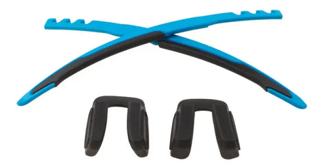 OAKLEY JAWBREAKER EARSOCK/NOSEPIECE KIT, SKY BLUE, ONE SIZE