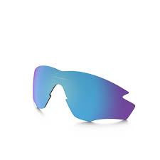 OAKLEY M2 FRAME RECTANGULAR REPLACEMENT SUNGLASS LENSES, PRIZM SAPPHIRE POLARIZED, 45 MM