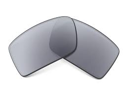 OAKLEY GASCAN RECTANGULAR REPLACEMENT SUNGLASS LENSES, GREY POLARIZED, 60 MM