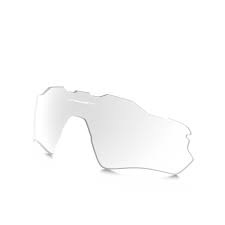 OAKLEY RADAR EV PATH RECTANGULAR REPLACEMENT SUNGLASS LENSES, CLEAR, 38 MM