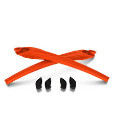 OAKLEY FLAK 2.0 XL EARSOCK/NOSEPIECE KIT, ORANGE, ONE SIZE