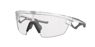 OAKLEY SPHAERA MATTE CLEAR W/IRIDIUM PHOTOCHROMIC, 36