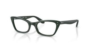 RAY-BAN LADY BURBANK OPTICS POLISHED GREEN/CLEAR, 51