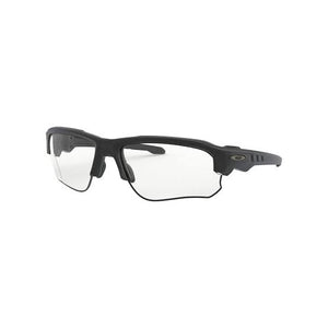 OAKLEY MEN'S OO9228 SPEED JACKET RECTANGULAR SUNGLASSES, MATTE BLACK/CLEAR, 67