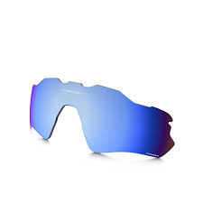 OAKLEY RADAR EV PATH RECTANGULAR REPLACEMENT SUNGLASS LENSES, PRIZM DEEP WATER POLARIZED, 38 MM