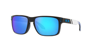 OAKLEY MEN'S OO9102 HOLBROOK NFL COLLECTION SQUARE SUNGLASSES, MATTE NAVY/PRIZM SAPPHIRE, 55