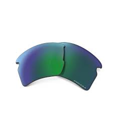 OAKLEY FLAK 2.0 XL RECTANGULAR REPLACEMENT SUNGLASS LENSES, PRIZM JADE POLARIZED, 59 MM