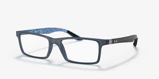 RAY-BAN RB8901 OPTICS MATTE BLUE/CLEAR, 53