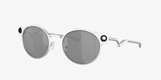 OAKLEY MEN'S OO6046 DEADBOLT TITANIUM ROUND SUNGLASSES, SATIN CHROME/PRIZM BLACK, 50