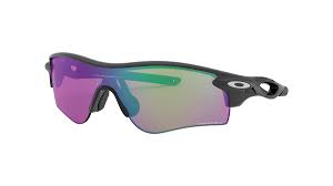 OAKLEY MEN'S OO9206 RADARLOCK PATH LOW BRIDGE FIT RECTANGULAR SUNGLASSES, MATTE BLACK/PRIZM GOLF, 38