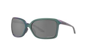 OAKLEY WOMEN'S OO9230 WILDRYE BUTTERFLY SUNGLASSES, MATTE SILVER/BLUE COLORSHIFT/PRIZM BLACK POLARIZED, 61