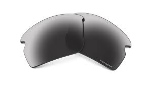 OAKLEY FLAK 2.0 LOW BRIDGE FIT RECTANGULAR REPLACEMENT SUNGLASS LENSES, PRIZM BLACK POLARIZED, 61 MM