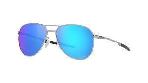 OAKLEY MEN'S OO4147 CONTRAIL AVIATOR SUNGLASSES, SATIN CHROME/PRIZM SAPPHIRE, 57