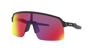 OAKLEY MEN'S OO9463A SUTRO LITE LOW BRIDGE FIT RECTANGULAR SUNGLASSES, MATTE BLACK/PRIZM ROAD, 39