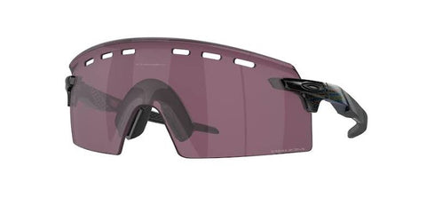 OAKLEY MEN'S OO9235 ENCODER STRIKE VENTED RECTANGULAR SUNGLASSES, DARK GALAXY/PRIZM ROAD BLACK, 39