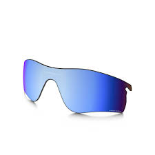 OAKLEY RADARLOCK PATH RECTANGULAR REPLACEMENT SUNGLASS LENSES, PRIZM DEEP WATER POLARIZED, 38 MM