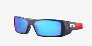 OAKLEY MEN'S OO9014 GASCAN NFL COLLECTION RECTANGULAR SUNGLASSES, MATTE NAVY/PRIZM SAPPHIRE, 60