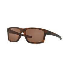 OAKLEY MEN'S OO9264 MAINLINK RECTANGULAR SUNGLASSES, MATTE BROWN TORTOISE/PRIZM TUNGSTEN POLARIZED, 61