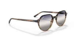 RAY-BAN THALIA POLISHED BROWN HAVANA/BLUE/GREY GRADIENT, 53